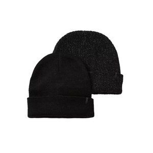 NEW Levi's‎ Men  2 - Pack Cotton Beanies Set Black